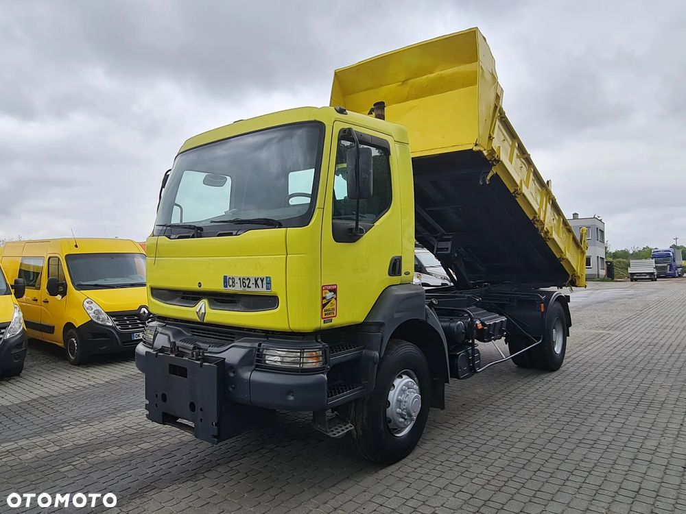 Renault Kerax 4x4 340 DCi Wywrotka 3 str Specjalny Super Stan Snorkel Czolownica Solarka Piaskarka I wł. Długi Kiper - 1