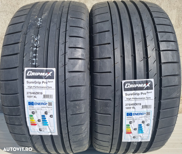 275/40 R19, 105Y, GRIPMAX Suregrip, Anvelope de vara, Aderenta clasa A