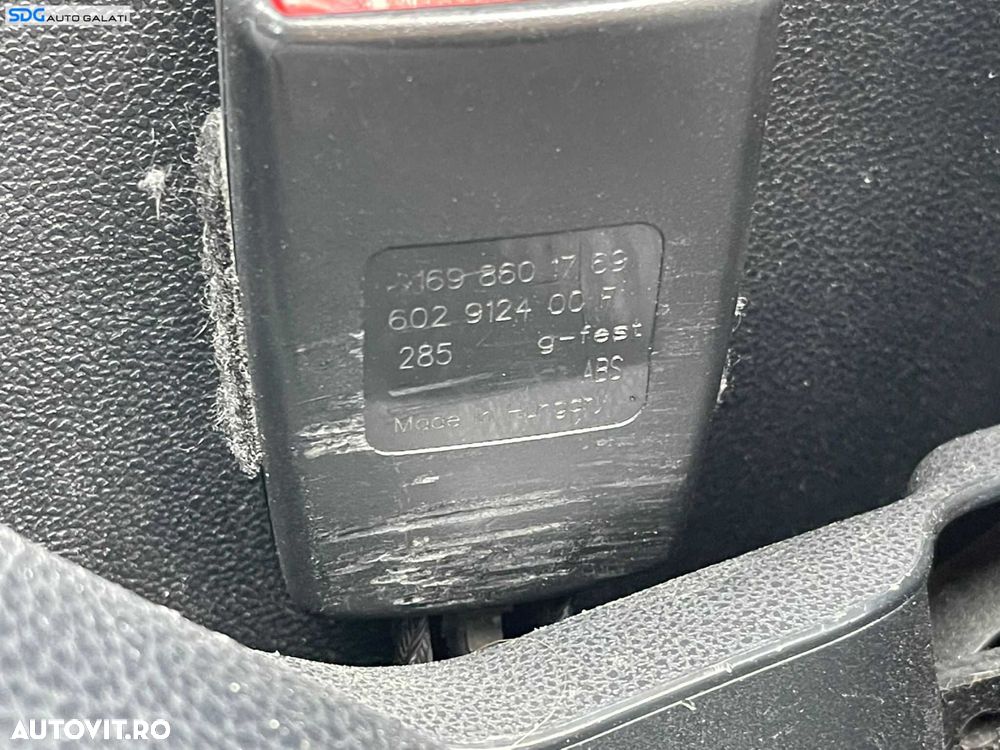 Pretensionare Capsa Pretensioner de la Scaun Stanga Fata Sofer Mercedes W245 Clasa B Class 2005 - 2012 Cod 1698601769 - 2