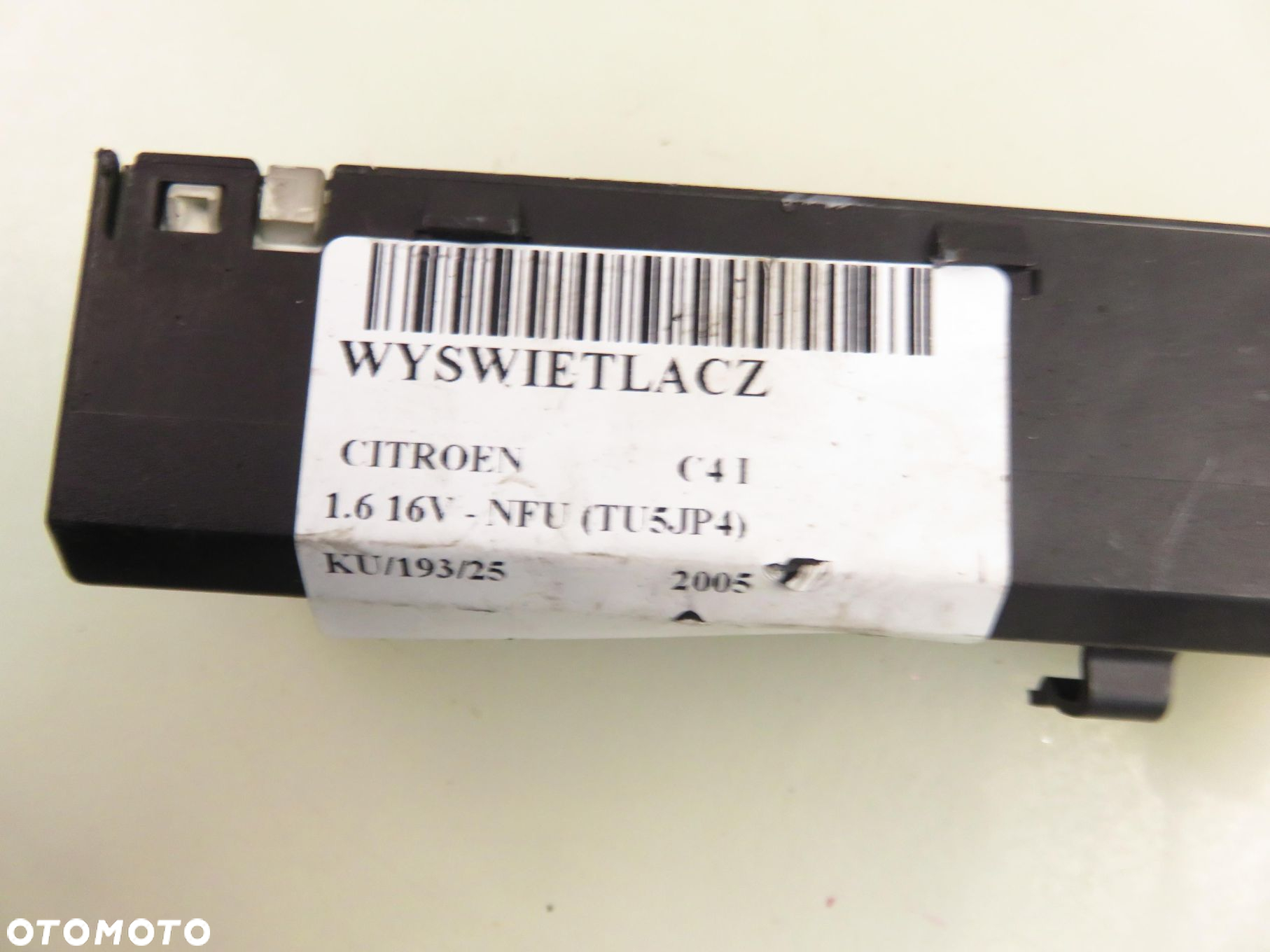 WYŚWIETLACZ CITROEN C4 I 9649646880 - 11