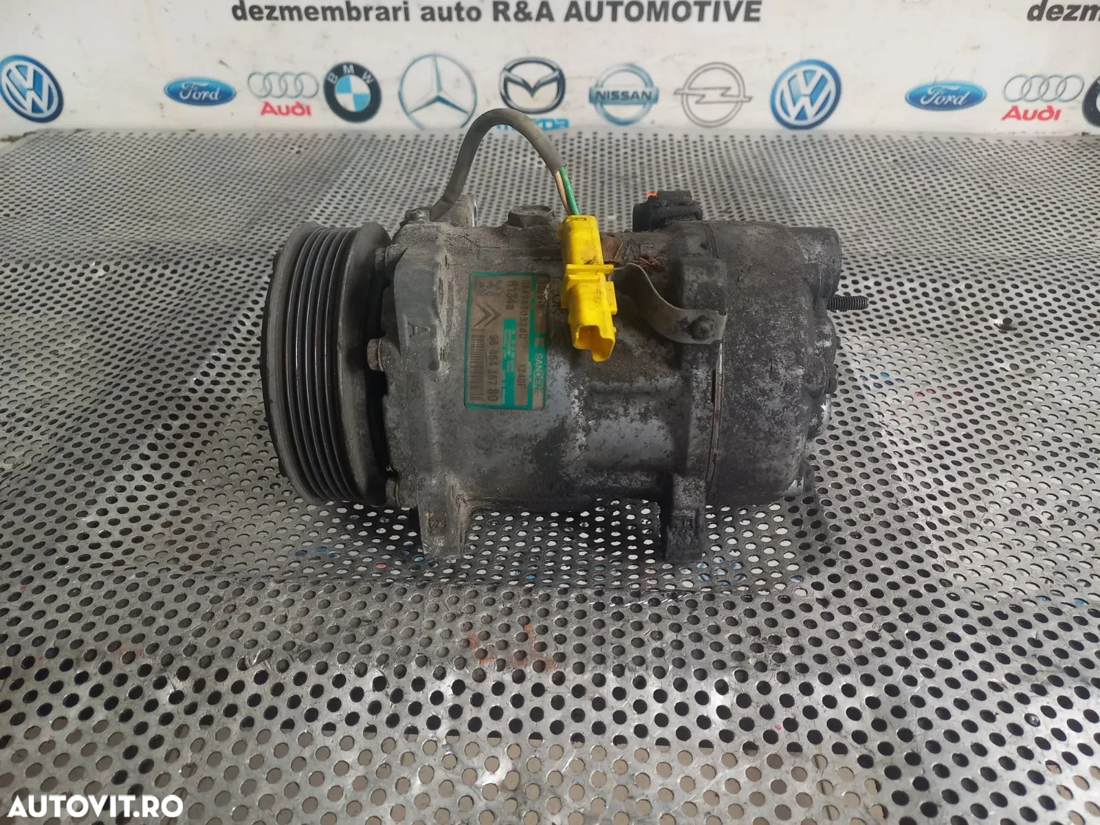 Compresor Clima Peugeot 307 406 206 Expert Citroen C5 Jumpy Jumper Boxer 2.0 Hdi Cod  Motor RHR RHY - 2