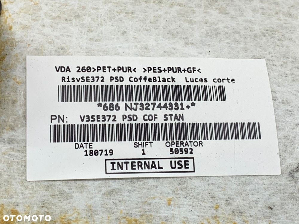 PODSUFITKA  SEAT LEON ST (5F8) 2012 - 2022 2.0 Cupra 4Drive 221 kW [300 KM] benzyna 2016 - 2022 - 5