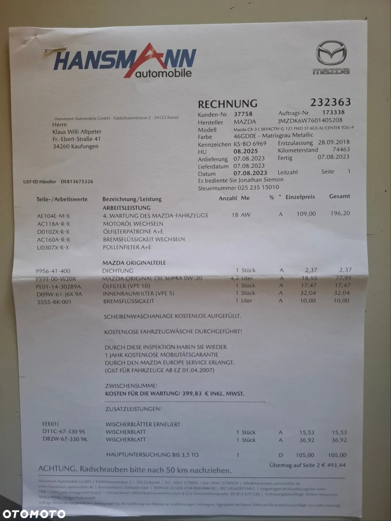 Mazda CX-3 SKYACTIV-G 121 FWD Center-Line - 21