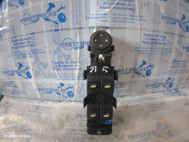Interruptor 96326945ZJ CITROEN C5 2002 2.0 HDI 0P VIDROS FE Danificado Falta Um Botão - 1