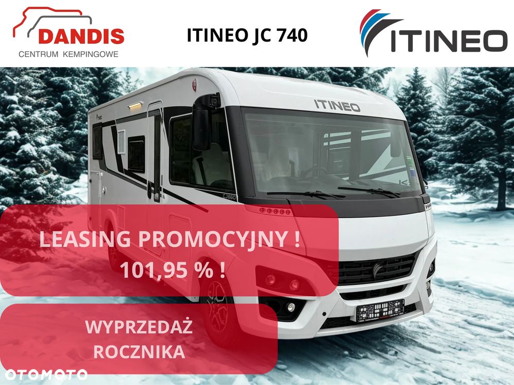 Itineo JC740, Automat, Elektrycznie Regulowane Łóżka Tylne o 30cm, MODEL 2026