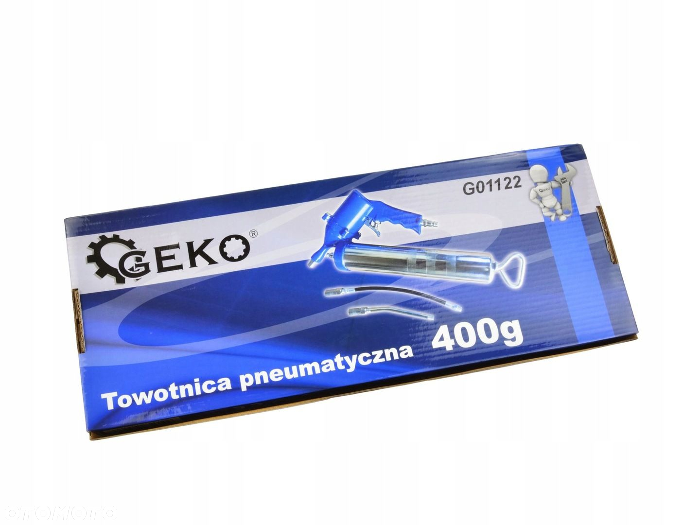 TOWOTNICA PNEUMATYCZNA 400cc SMAROWNICA TYP PISTOLETOWY SOLIDNA GEKO - 8