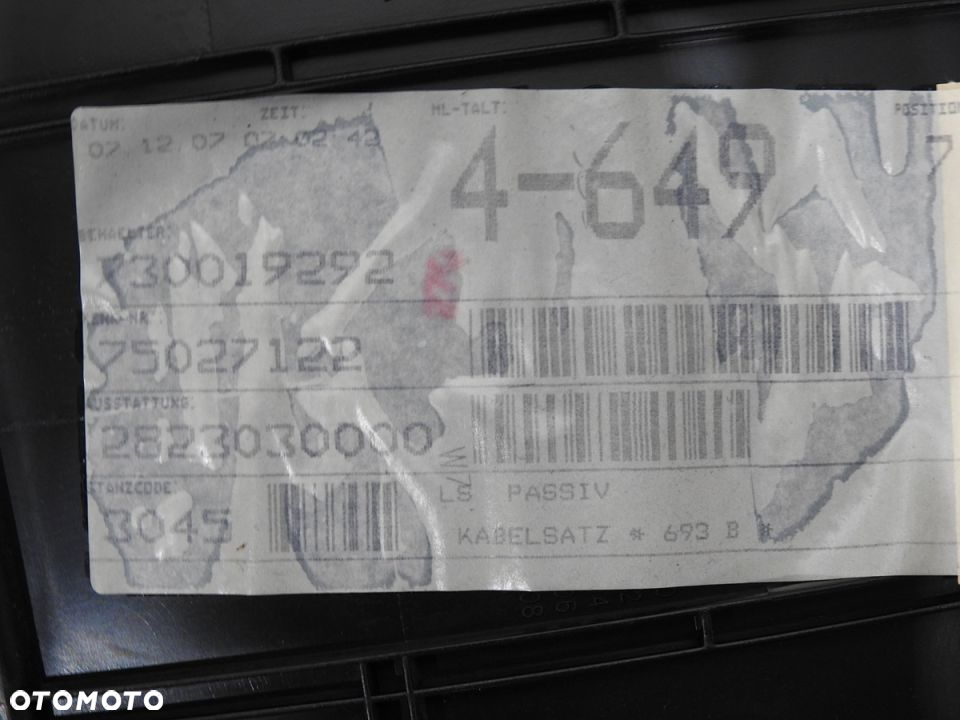 TAPICERKA DRZWI PRAWY TYŁ AUDI A4 B7 AVANT - 9