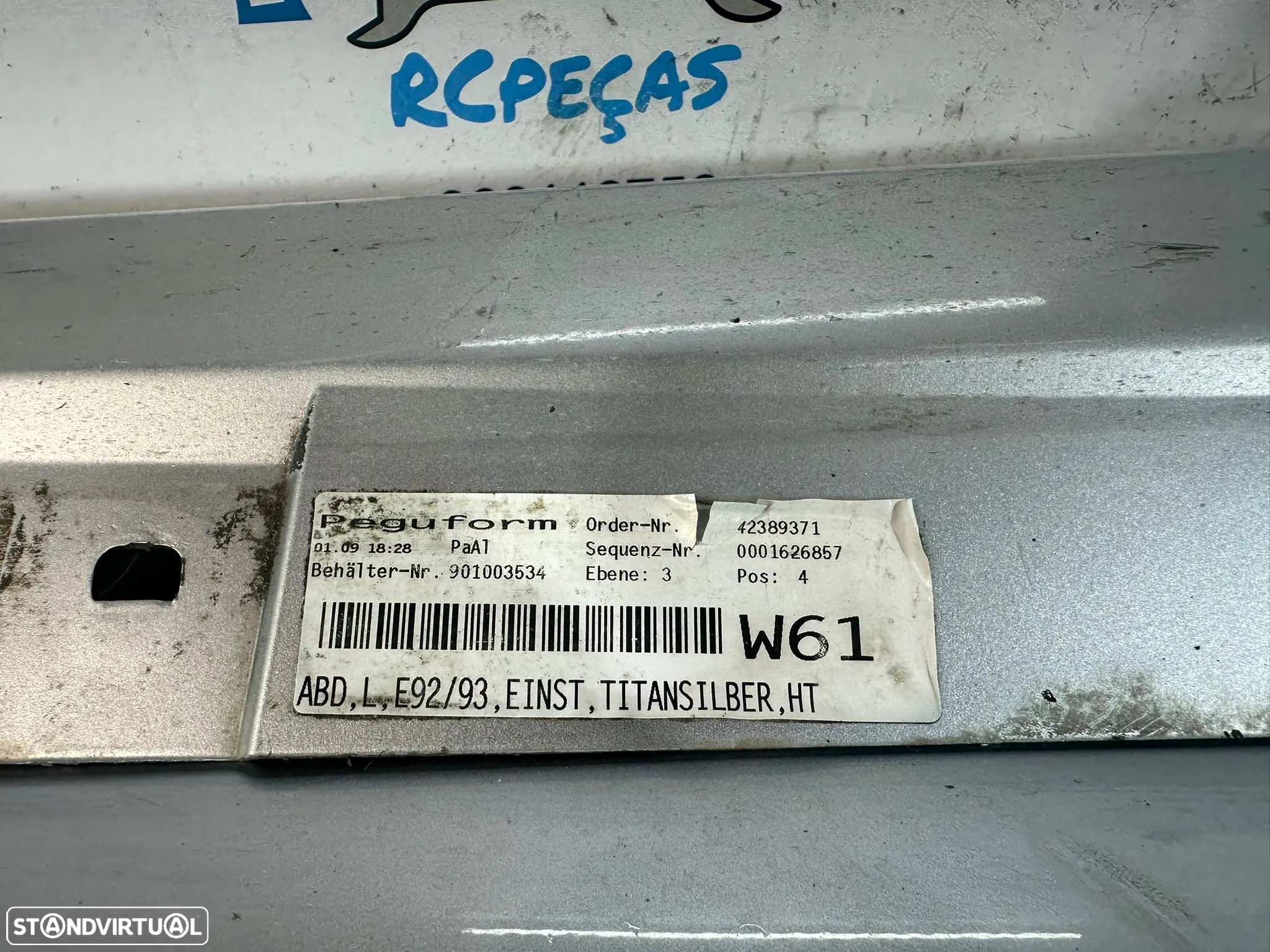 .Embaladeiras Saias Laterais Originais BMW Serie 3 E92 Coupe E93 Cabrio - 7