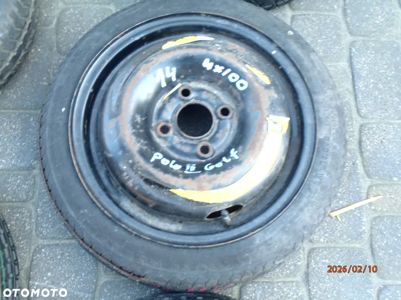 felga felgi koło dojazdowe mazda honda 4x100 14 - 11