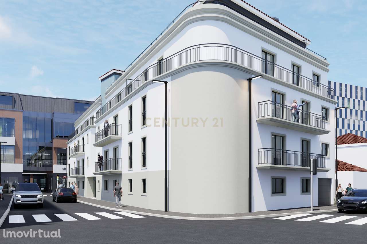 Terreno Urbano com Projeto Aprovado em Vialonga para 23 apartamentos - Grande imagem: 3/12