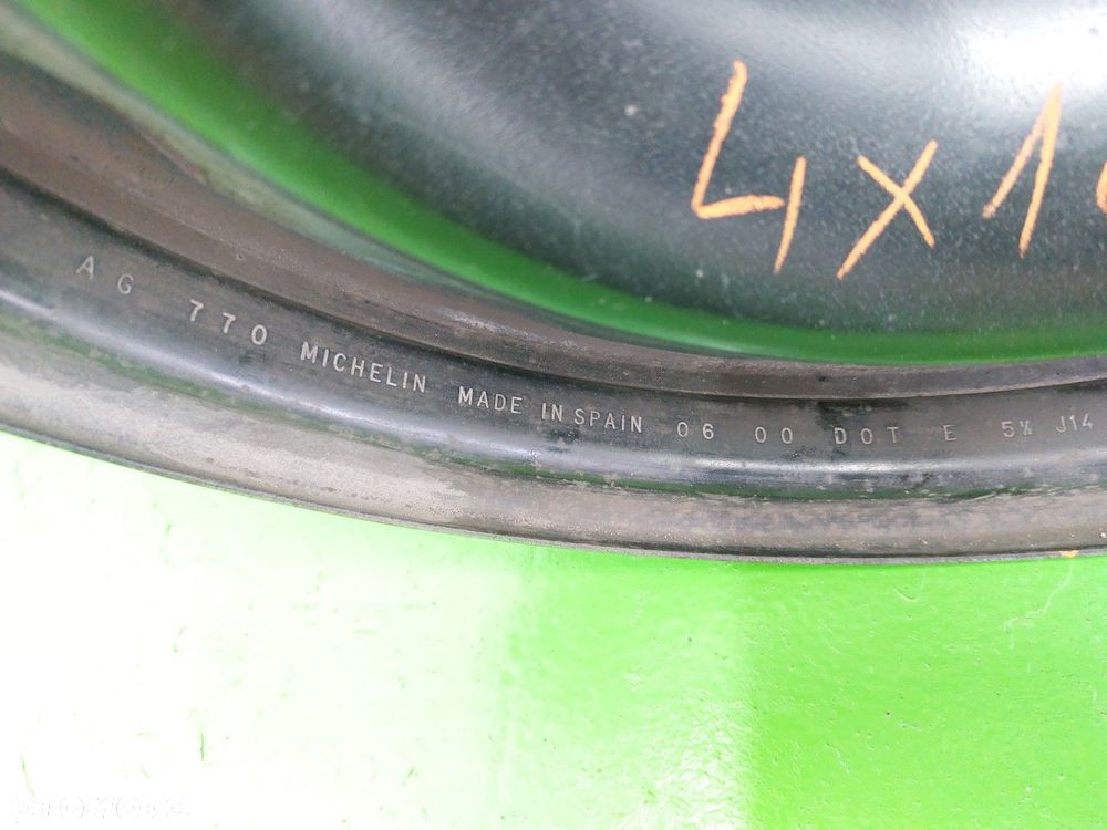 Felgi stalowe 4 SZT 14 PEUGEOT 206 1007 PARTNER CITROEN XSARA C3 BERLINGO - 5