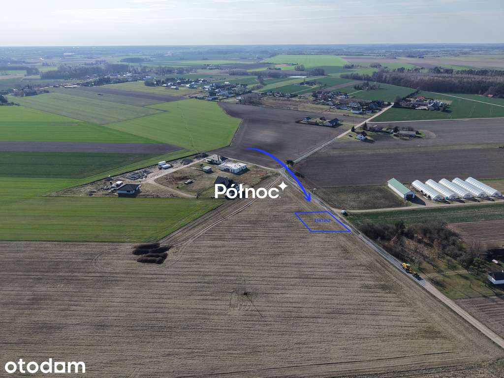Na sprzedaż działka 1161m2 Wilczyn gmina Biała Pod - Pełny obrazek: 2/8