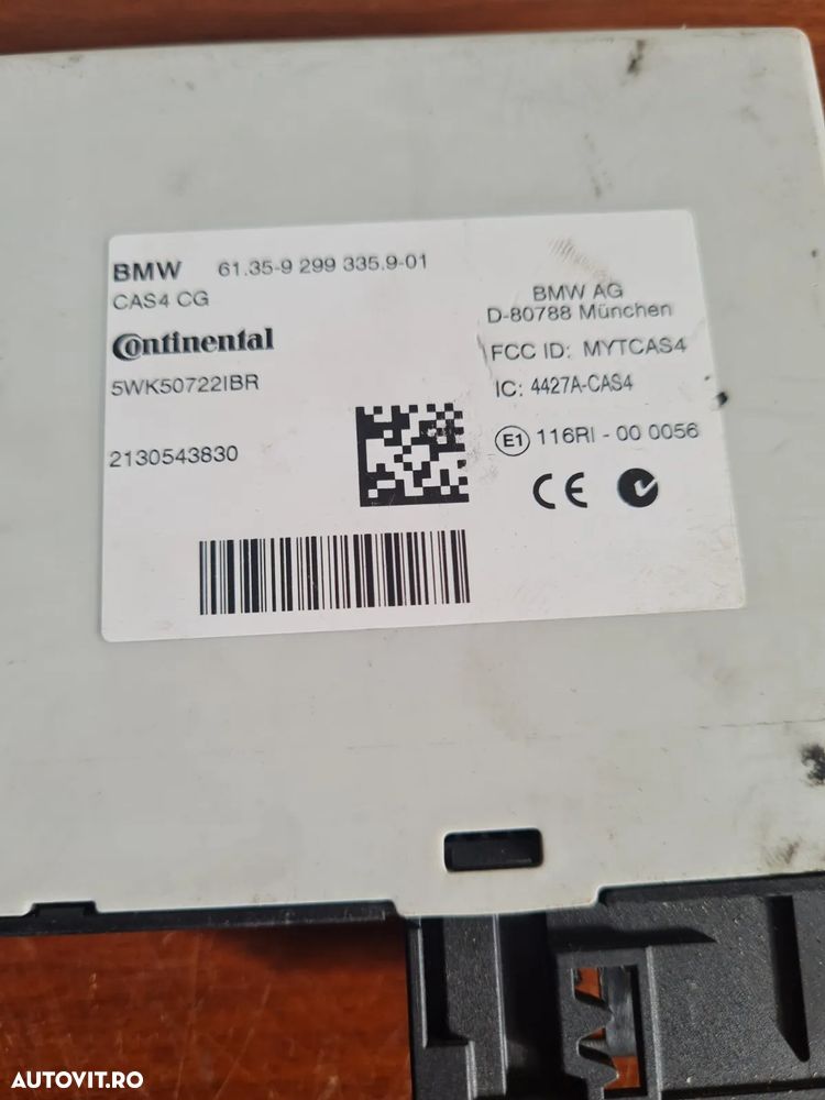 Modul CAS4 CG X3 X4 F25 F26 F10 F11 F12 F13 F06 F07 F30 F31 Etc. Cod  - Dezmembrari Arad - 5