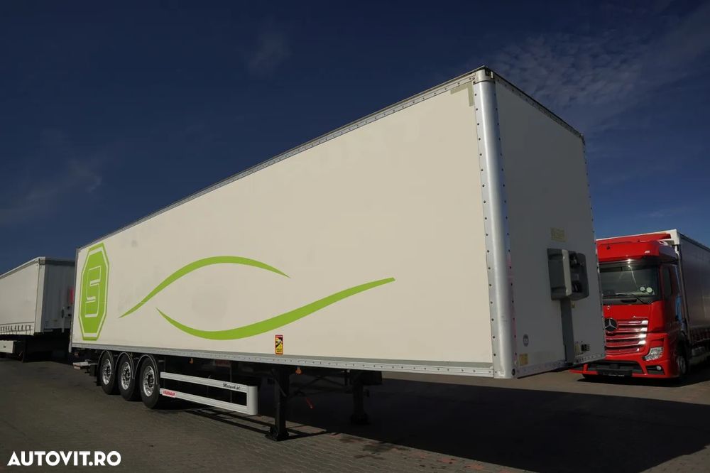Fruehauf ONTAINER / DHOLLANDIA LIFT / 2x AXE RIDICATIVE / PODEA RESISTENTĂ / SAF / OBLOANĂ RULANTĂ - 2