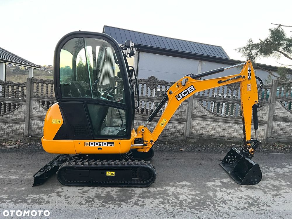 JCB 8018 CTS * Minikoparka JCB 8018 * 2 Tony * Rozsuwane Podwozie * Nowe Gąsienice * Stan IDEALNY * - 3