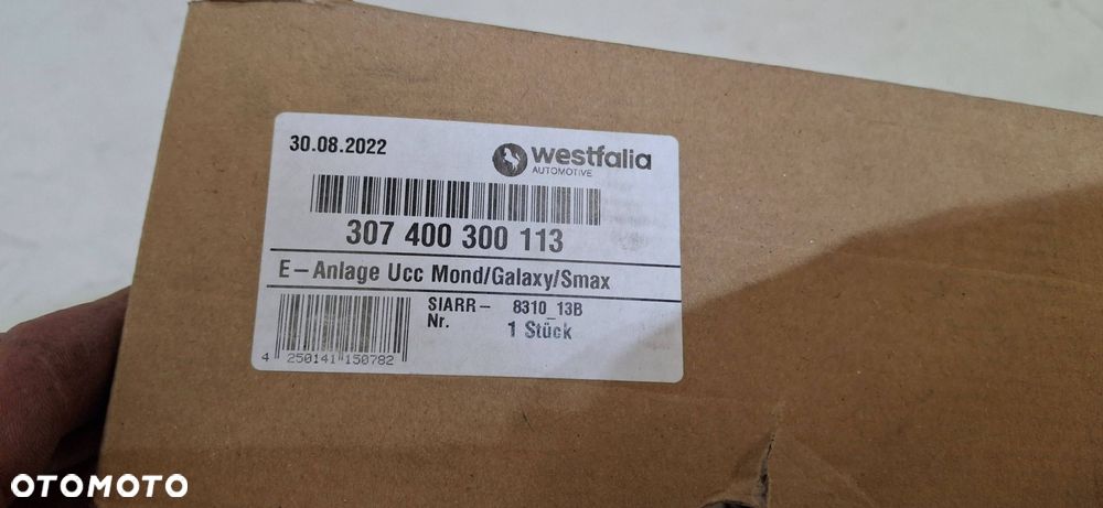 wiązka haka westfalia ford galaxy s-max mondeo mk4 307400300113 nowe - 5