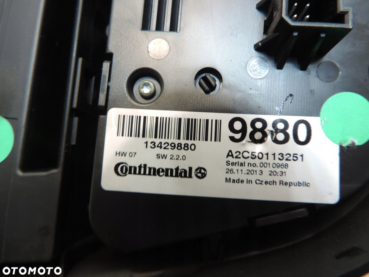 RADIO WYŚWIETLACZ OPEL MOKKA 95387525 PANEL 13429880 95363963 - 10