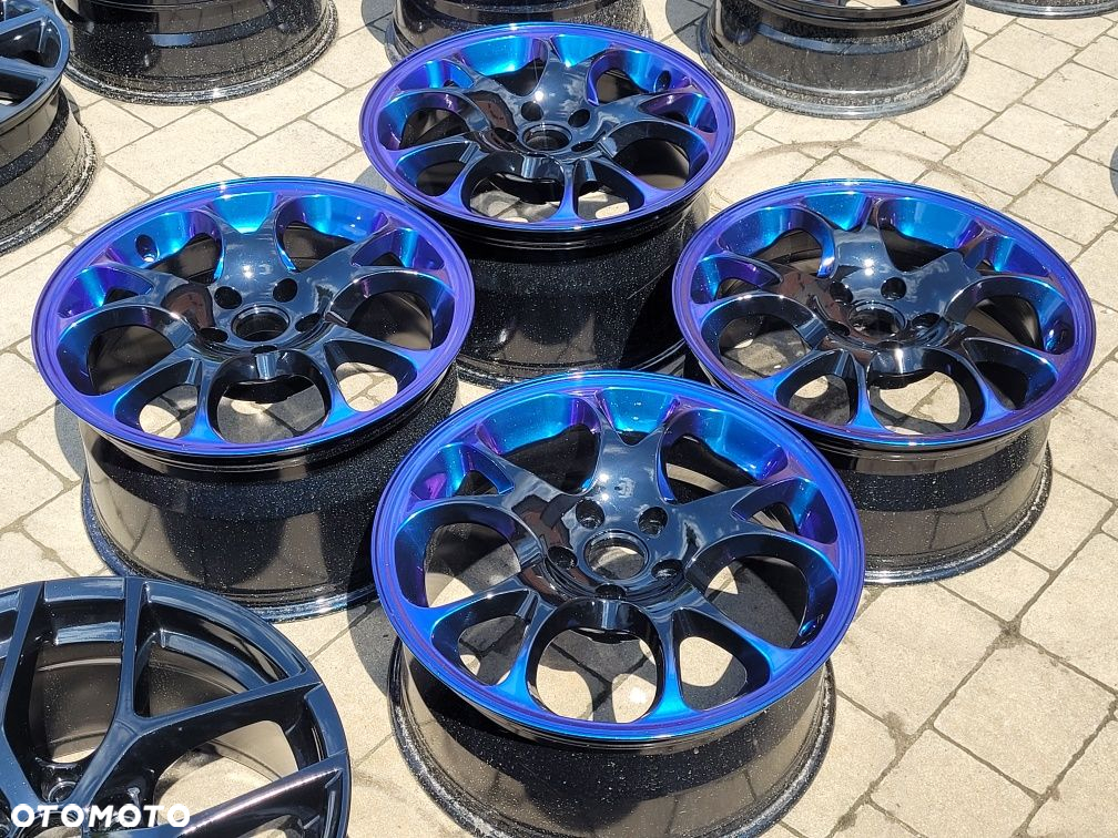 Alufelgi RH 5x112 8.5J i 10J 18cali et55 i et60 czarne I kameleon - 6