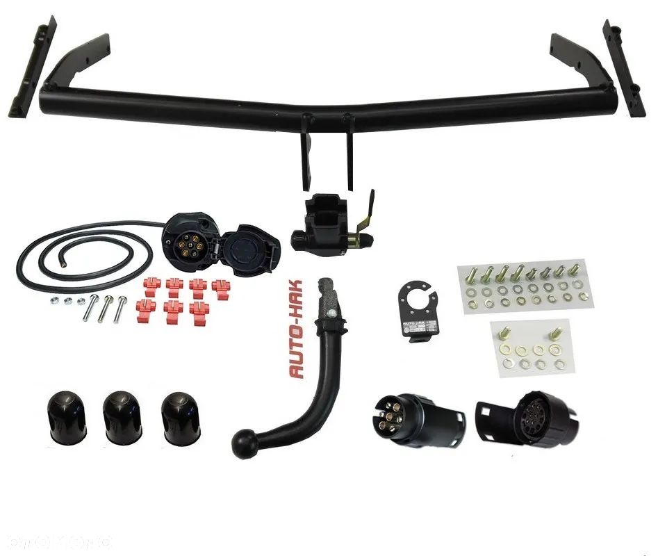 NOWY HAK HOLOWNICZY WYPINANY HORYZONTALNIE ZA POMOCĄ DŹWIFNI+WIĄZKA7PIN NISSAN NOTE od 2006 do 2013 - 3