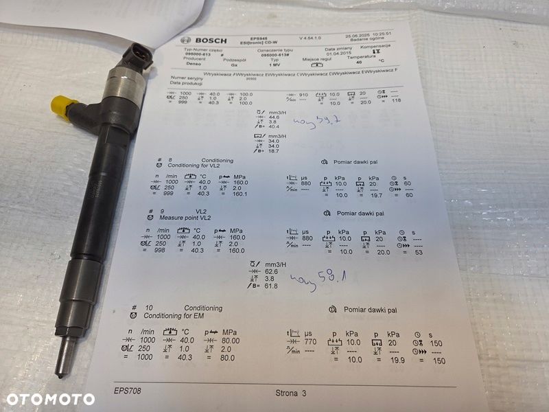 WTRYSK WTRYSKI WTRYSKIWACZE OPEL ASTRA K J MERIVA B 1.6 CDTI 55578075 - 8