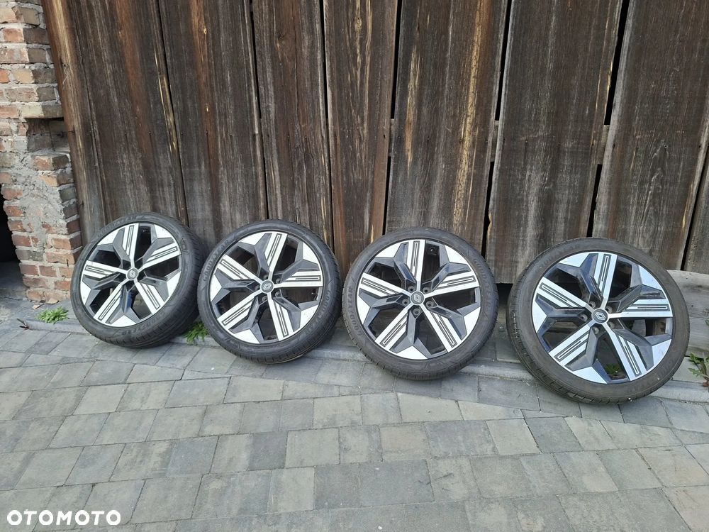FELGI ALUMINIOWE KOŁA RENAULT MEGANE V E-TECH 20x7j OPONY 22r Ładne 5x114.3 - 1