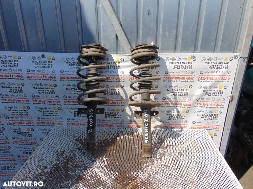 Telescop cu arc fata Renault Scenic 2 AN2003-2009 telescoape arcuri fata stanga dreapta megane 2 - 1