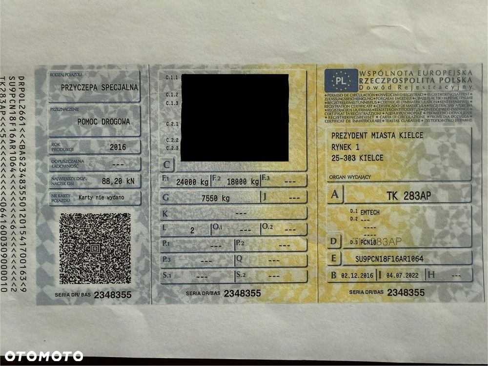 EMTECH 2 osiowa PCN 18 TIEFBETT Zagłębiana Rozciągana Oś Skrętna UNIKAT - 41