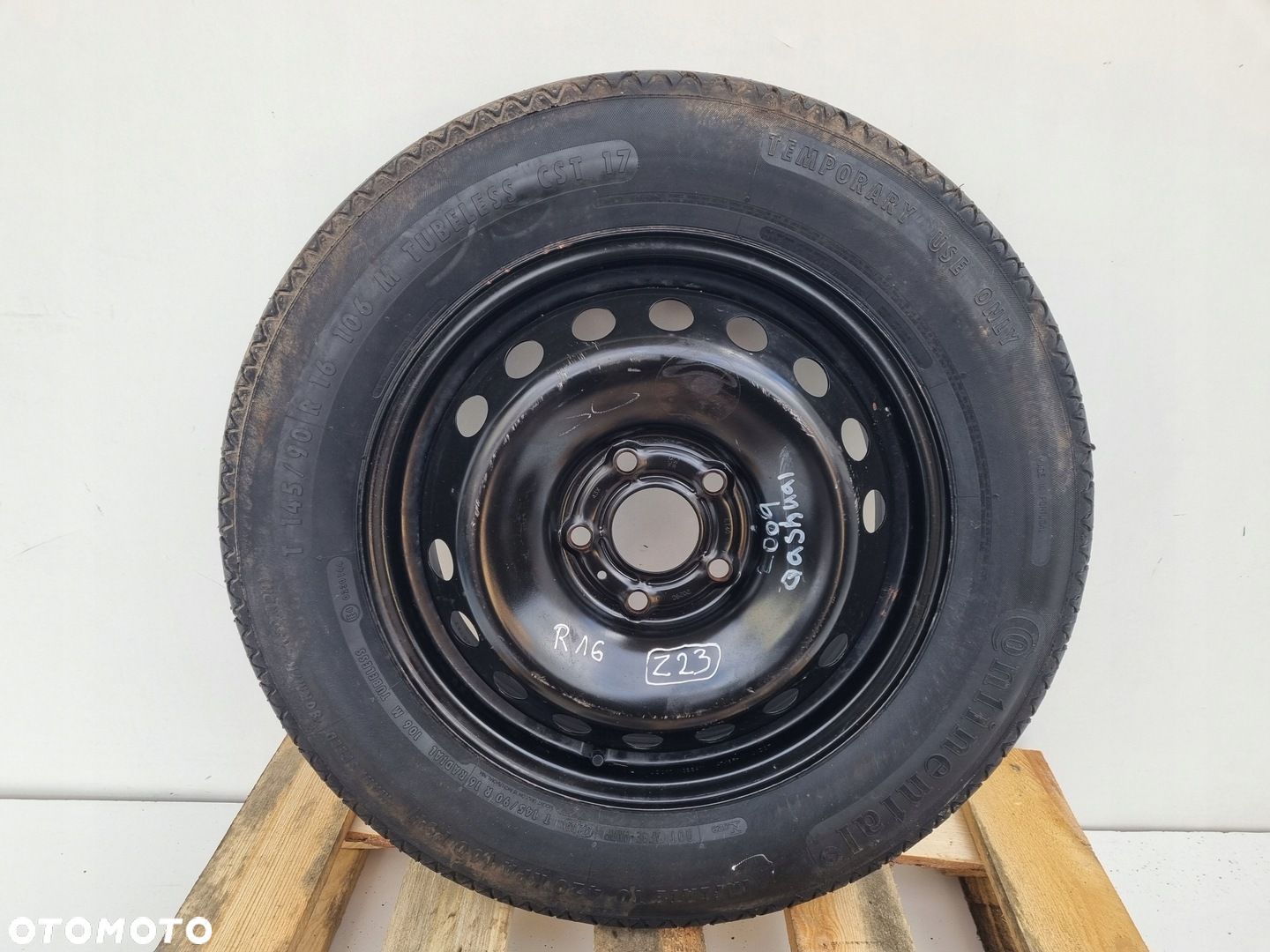 Nissan QASHQAI KOŁO DOJAZDOWE dojazdówka 145/90 R16 5x114,3 40300 JD077 - 1