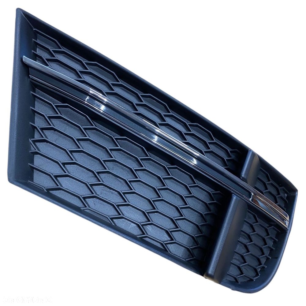 x2 ATRAPA zderzaka PRAWA + LEWA CHROM DEKOR kratka AUDI A3 8V 16-20 S-Line - 3
