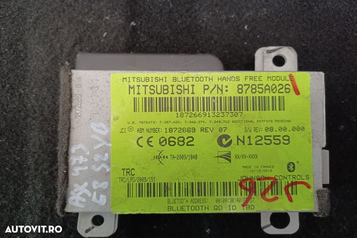 Modul Bluetooth 8785A026 8785A026 Mitsubishi ASX 1 [2010 - 2012] Cros - 4