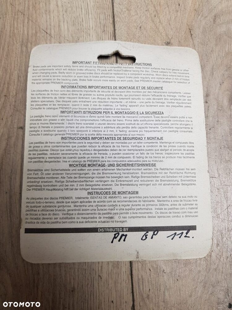 Klocki hamulcowe Premier PH367 Buell - 7