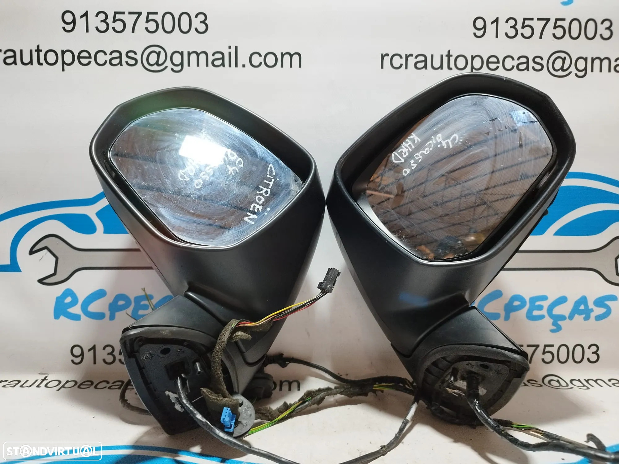 ESPELHO RETROVISOR ESQUERDO DIREITO CITROEN C4 PICASSO I 1 MK1 96819905XT 96819905 96819904XT 96819904 ELETRICO AQUECIDO ESPELHOS RETROVISORES - 2