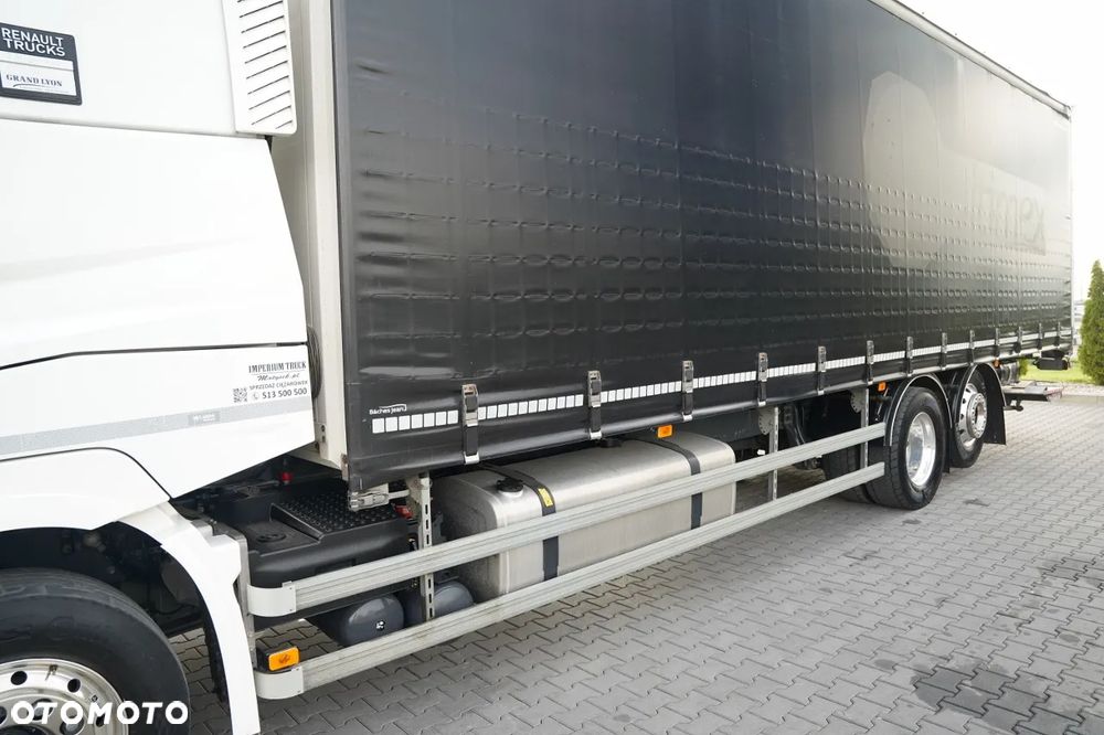 Renault T HIGH 440 DTI 13 / 6X2 /  FIRANKA 9.5 M / KLIMA POSTOJOWA / OŚ PODNOSZONA / MOCNA PODŁOGA / ALUFELGI / WINDA DHOLLANDIA / - 12