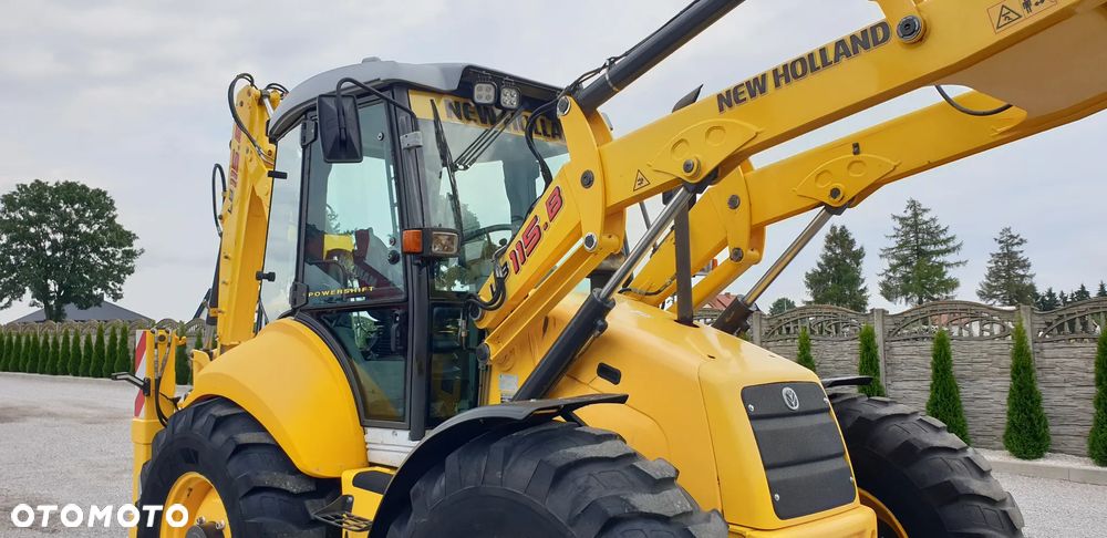 New Holland LB115B rok 2006 łyżka skarpowa hydr. + do kopania na dżojstikach - 36