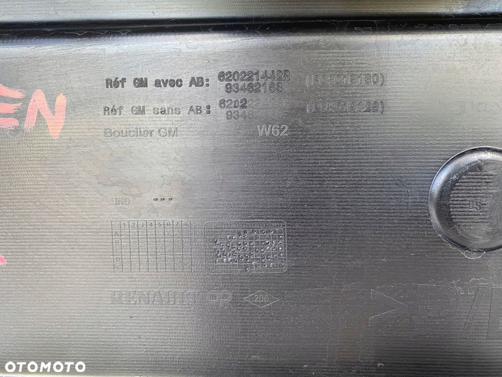 Opel MOVANO 3 10 - zderzak przód przedni pod halogen NOWY ORYGINAŁ - 12