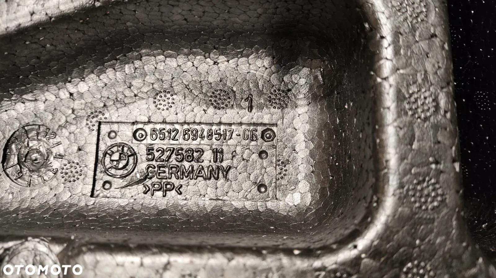 TAPICERKA BAGAŻNIKA KOMPLET PODŁOGA WYPEŁNIENIE PODŁOGI WYKŁADZINA OSŁONA PASA TYLNEGO BOCZEK LEWY PRAWY STYROPIAN USZCZELKA KLAPY WKŁAD 6948517 6946518 6988986 7054959 7054960 7131296 7157097 7188773 7009182 7129254 BMW E64 LCI LIFT - 19