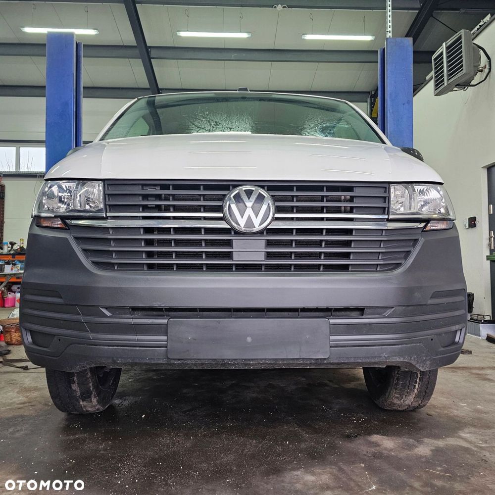 VW T6.1 kompletny przód pas przedni zderzak maska błotnik lampy BIAŁY LB9A - 3