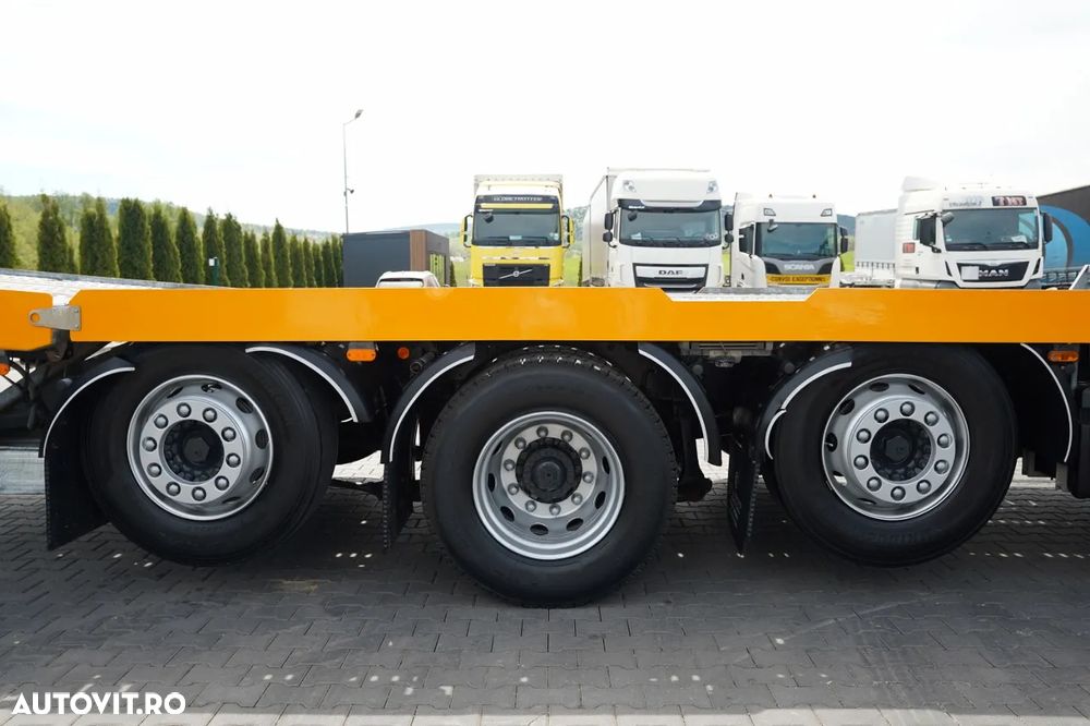 DAF STRALIS 420 / 8X4 / AUTOTURISM CAMION / PLATFORMĂ 10 M / ROTIERE HIDRAULICE / 2 AXE DE RIDICARE ȘI DIRECȚIE / COMPLET AIRMATIC / CAMERĂ / - 26