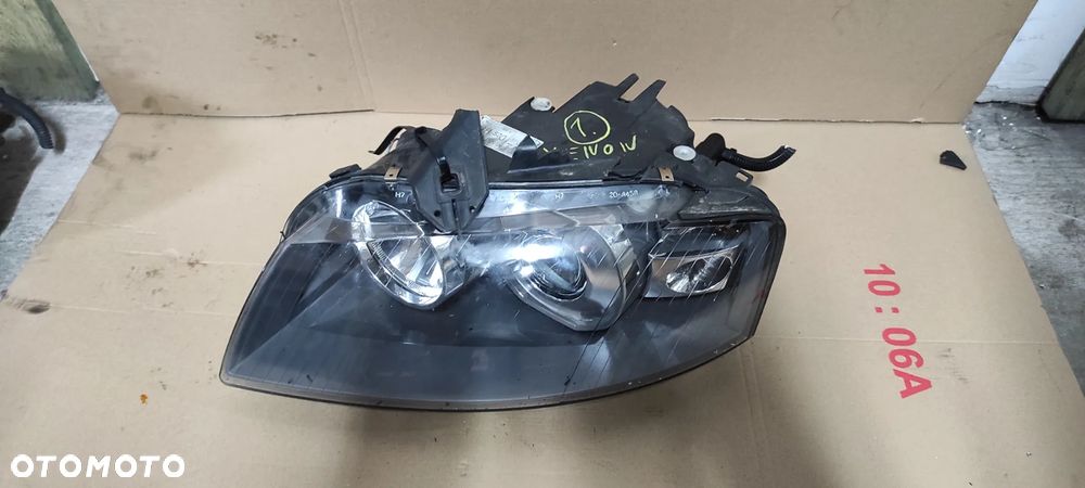 LAMPA LEWA PRZEDNIA AUDI A3 8P ,,1'' XENON  USZKODZONY 1 UCHWYT WYSYŁKA !!! - 2