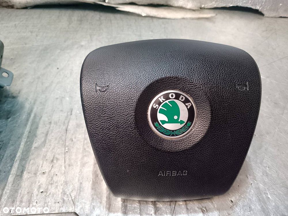 KOMPLET PODUSZEK AIRBAG SKODA FABIA II 5J0880201B  5J1880202A  1C0909605K - 3