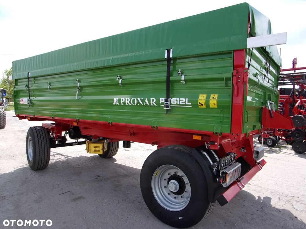 Pronar Przyczepa dwuosiowa paletowa PRONAR PT680 -14t, PT612 -12t, PT612L -12t, wywrotka z trójstronnym wywrotem, przyczepa ciężarowo-rolnicza - 12