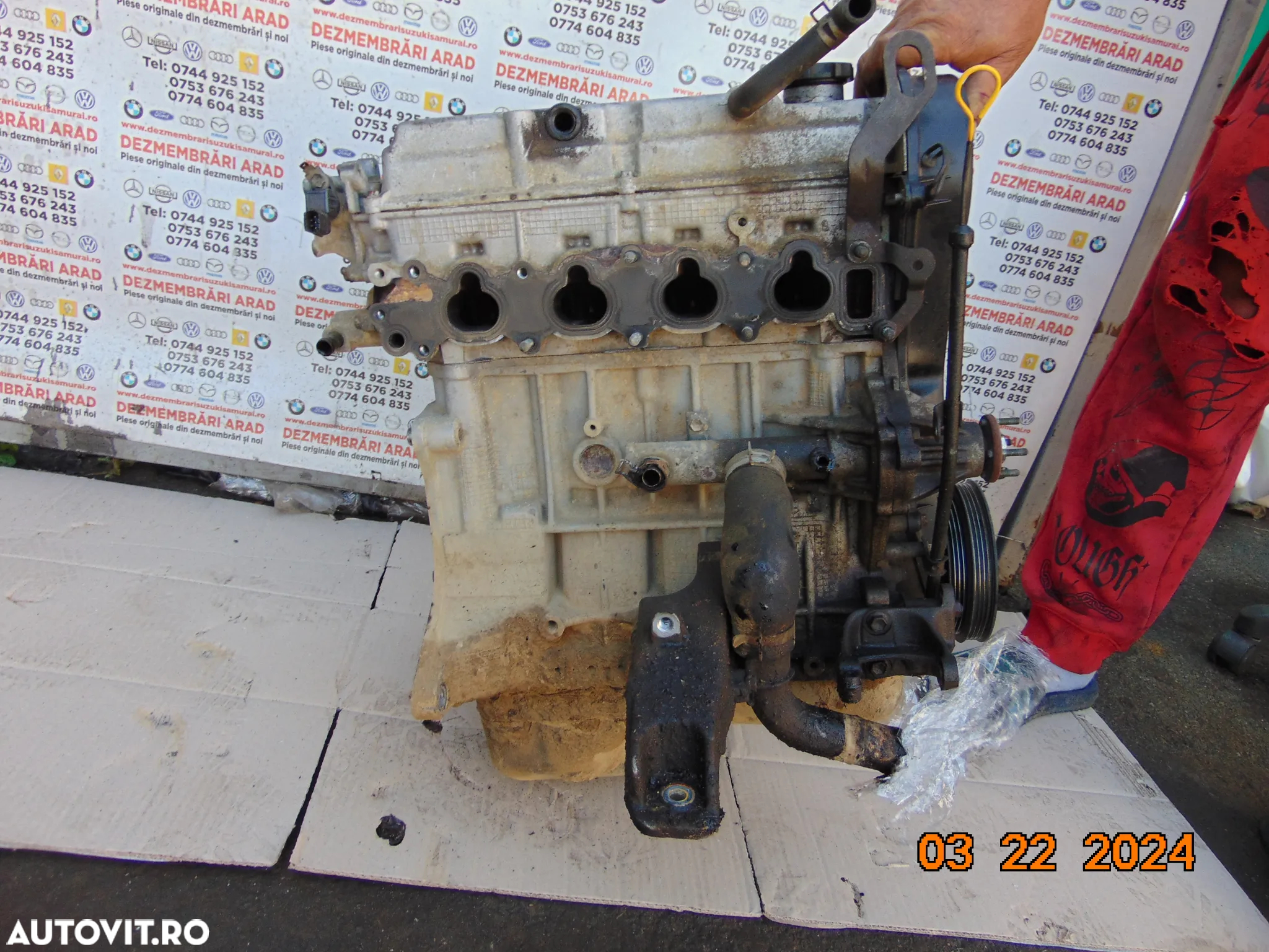 Bloc motor Suzuki Grand vitara 1.6 cod g16b benzina 1999-2005 bloc motor ambielat complet - 5