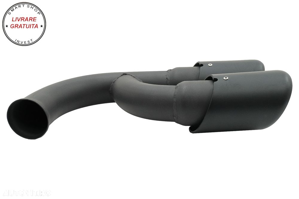 Ornamente Evacuare Porsche Cayenne 92A V6 (05/2010-09/2014) GTS Design Negru Mat- livrare gratuita - 5