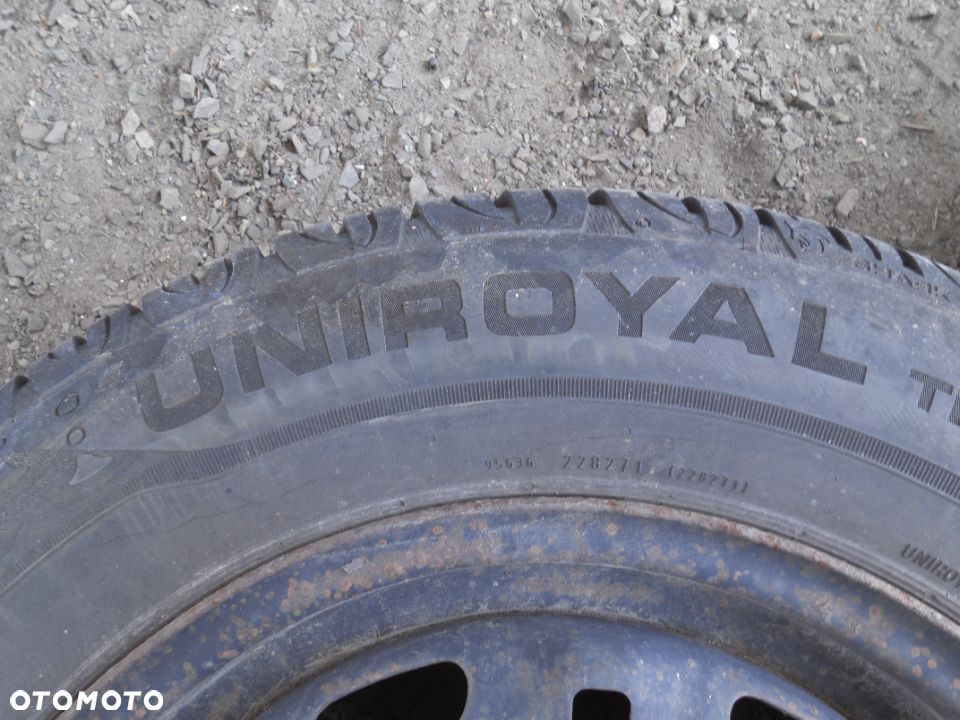 2x KOŁO FELGA VW Stalowa R14 6J 5x100 ET43 6Q0601027A + OPONY LETNIE UNIROYAL 6MM 185/70/R14 0517 VOLKSWAGEN POLO IV FABIA IBIZA III - 3