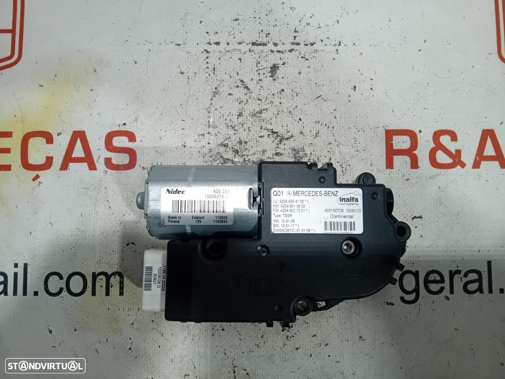 Motor Teto Abrir Mercedes Class C W204 A2049027301 Original - 2