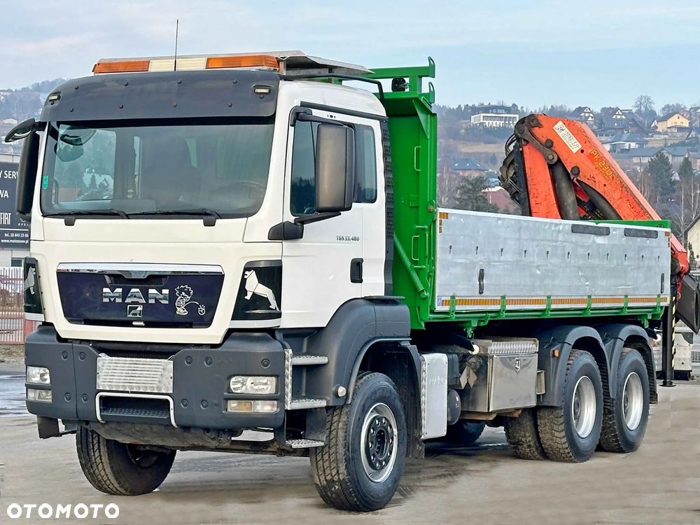 MAN TGS 33.480 * WYWROTKA 5,70 m * PK 23002 + PILOT * 6x4 - 4