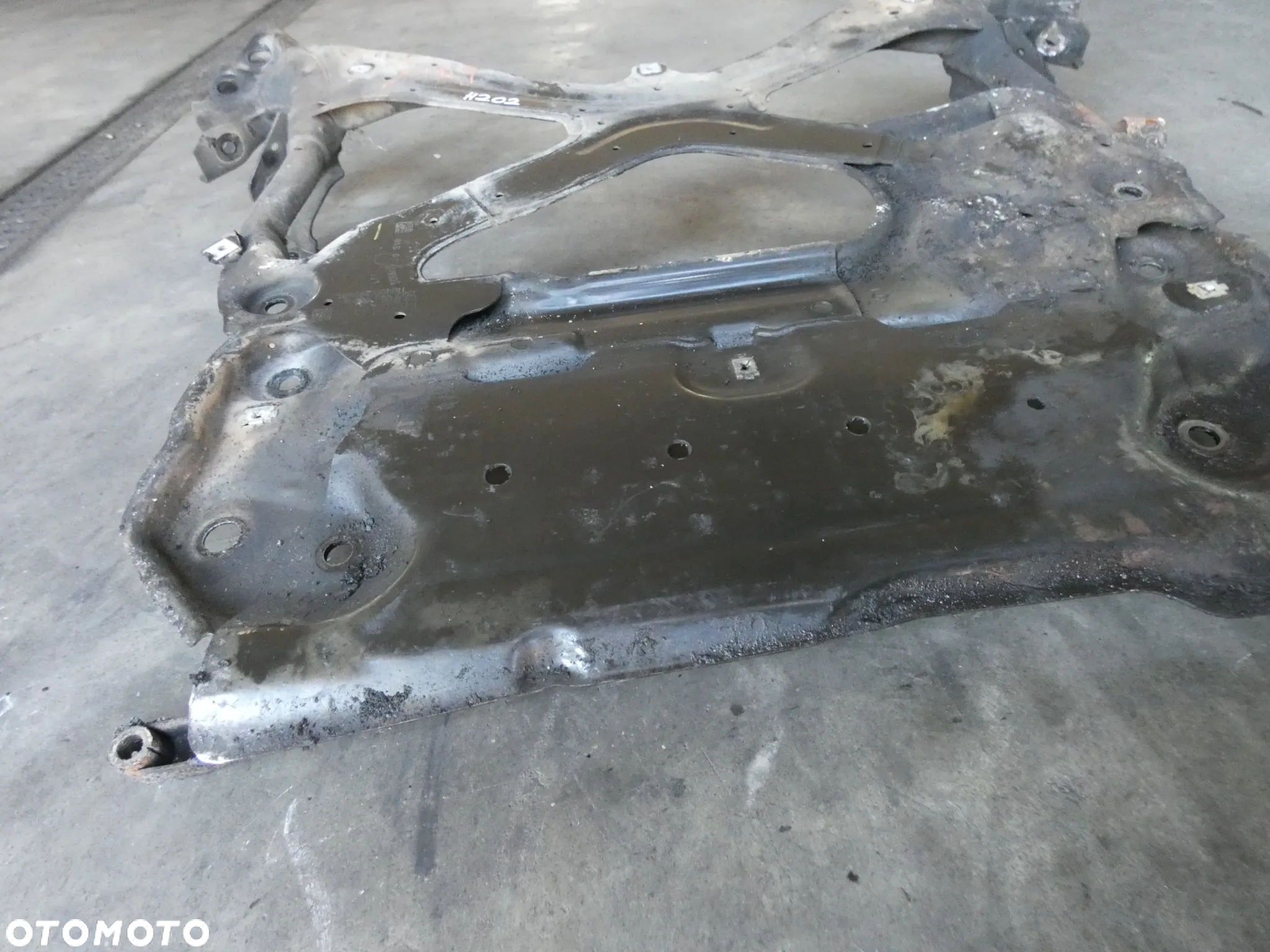 AUDI A4 B9 WÓZEK BELKA SILNIKA SANKI PRZÓD 8W2399347G H202 - 3