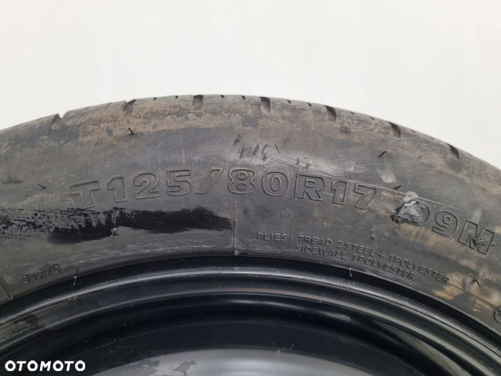 KOŁO DOJAZDOWE 125/80 R17 9209872 5x108 dojazdówka Volvo S60 I V70 II S80 I - 9