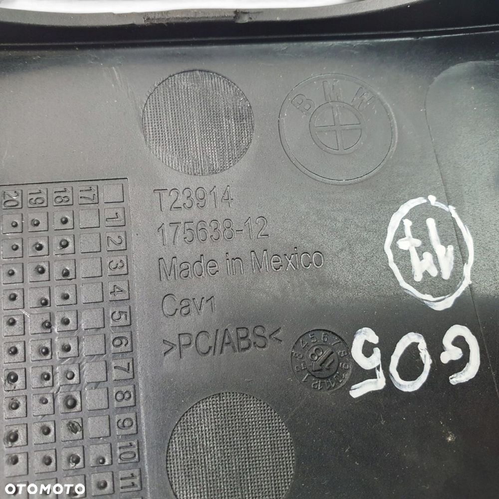 OSŁONA KOLUMNY KIEROWNICZEJ BMW X5 G05 X6 G06 maskownica plastik 175638 - 2