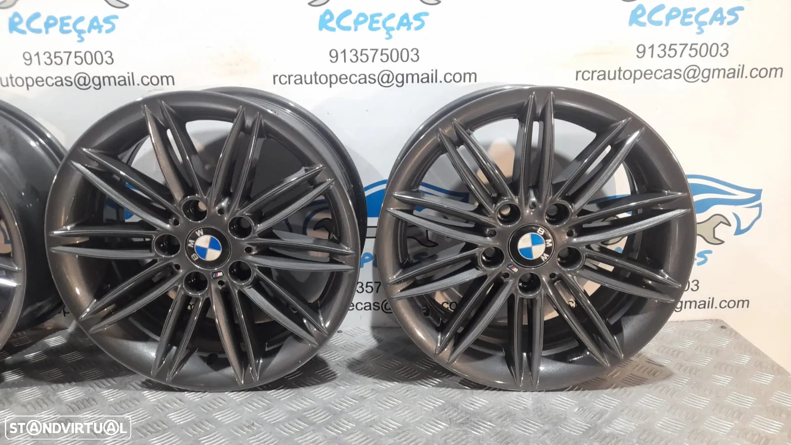 - JANTES BMW PACK M STYLE 207 207M 17 POLEGADAS 7.5J ET47 5X120 SERIE 1 E81 E82 COUPE E87 E88 CABRIO ORIGINAIS - 6